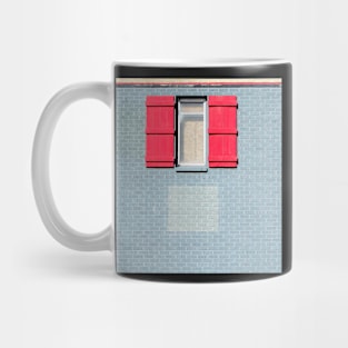 Brick Wall Red Window Mug